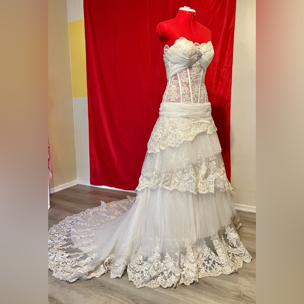 HANDMADE WEDDING DRESS ONE OF A KIND